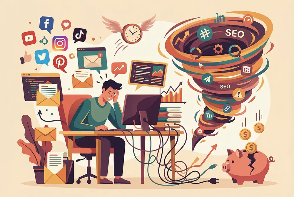 چالشها و مشکلات رایج در شغل دیجیتال مارکتینگ