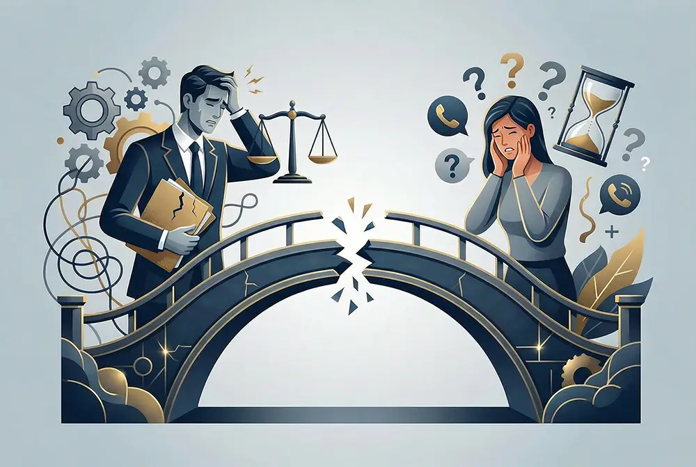 مهمترین مشکلات حرفه وکالت در ارتباط با موکلان